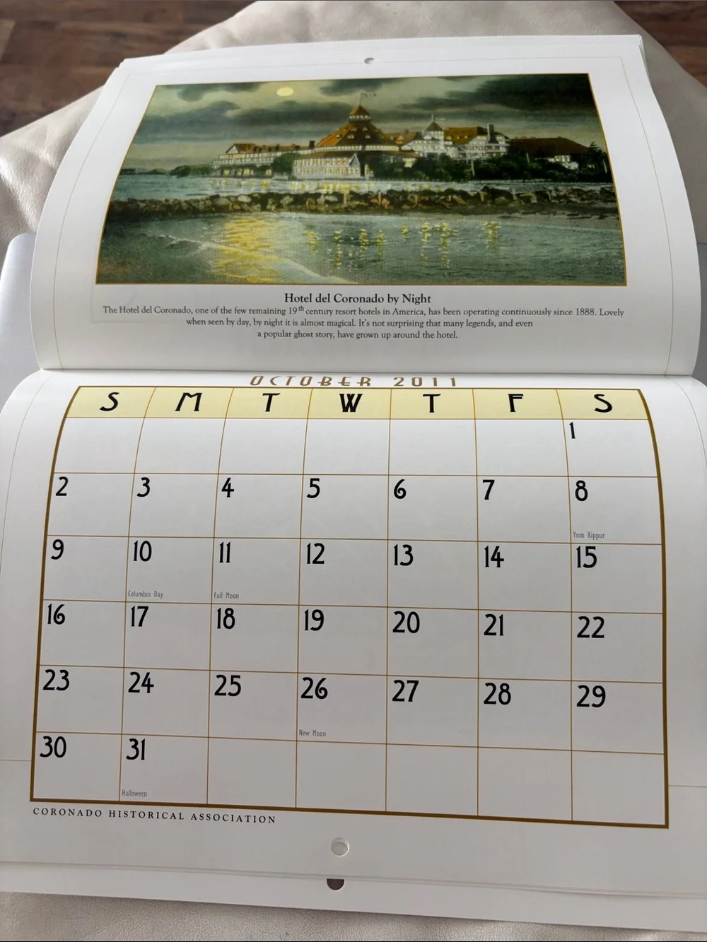 NIP 2011 CALENDAR CORONADO HISTORICAL ASSOCIATION